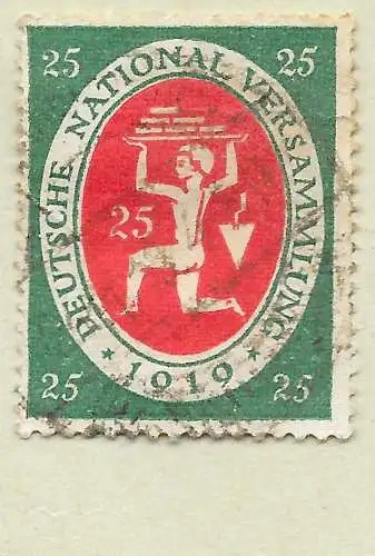 Deutsches Reich 1919 Nr 109 Falz / Gummimängel / *