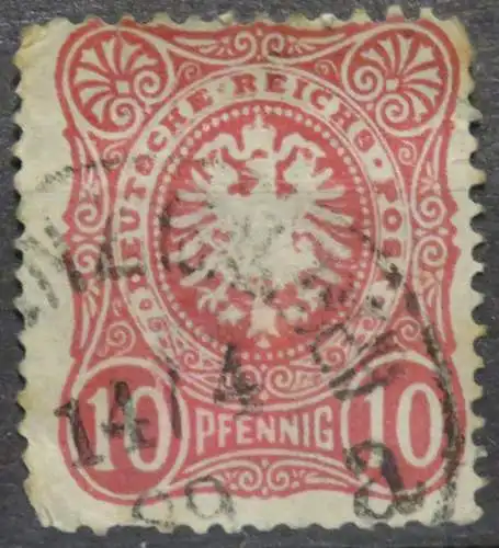 Deutsches Reich 1879 Nr 41 Falz / Gummimängel / * Gestempelt (Posten)