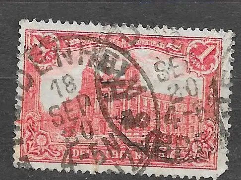 Deutsches Reich 1920 Nr 113A Ohne Gummierung (*) Rundstempel (Datum und/oder Ort klar)