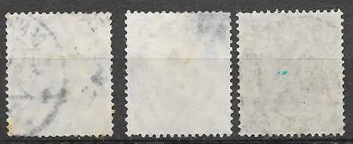 Deutsches Reich 1918 Nr 102 103b 104 Gestempelt (Posten) Ohne Gummierung (*) Rundstempel (Datum und/oder Ort klar)