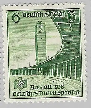 Deutsches Reich 1938 Nr 666 Ungebraucht Falz / Gummimängel / *