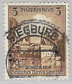 Deutsches Reich 1938 Nr 665 Rundstempel (Datum und/oder Ort klar)