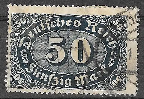 Deutsches Reich 1922 Nr 246 Gebraucht Ohne Gummierung (*) Gestempelt (Posten)