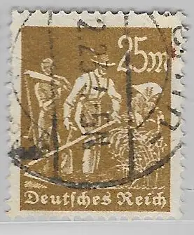 Deutsches Reich 1922 Nr 242 Gestempelt (Posten) Ohne Gummierung (*)