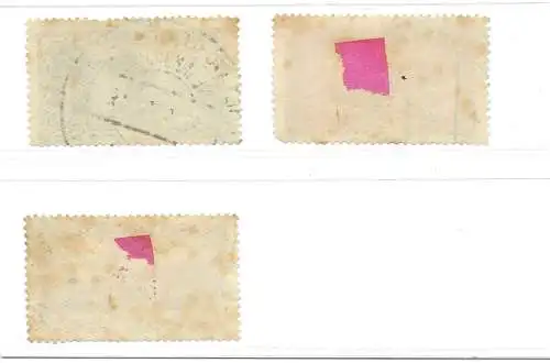 Saargebiet/Saarland Nur Hauptgebiet 1927 Nr 113 114 119 Rundstempel (Datum und/oder Ort klar) Falz / Gummimängel / *