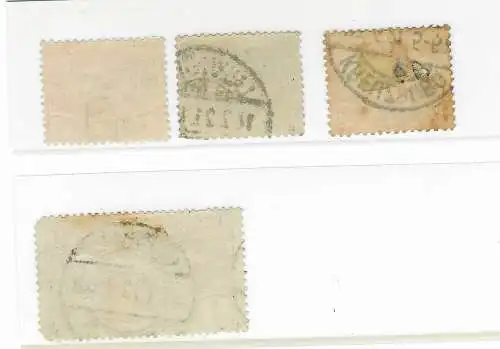 Oberschlesien 1920 Nr 16 18 20 26 Rundstempel (Datum und/oder Ort klar) Falz / Gummimängel / * Ohne Gummierung (*)