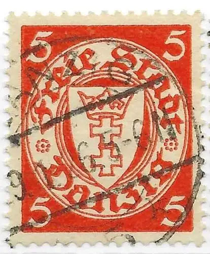 Freie Stadt Danzig 1938 Nr 290 Ohne Gummierung (*) Gestempelt (Posten)