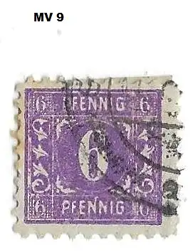 Deut. Lokala. ab 1945 1945 Nr 9 Falz / Gummimängel / * Gestempelt (Posten)