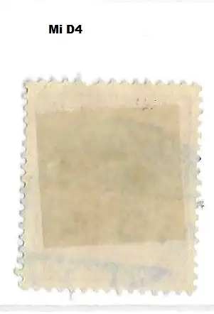 Deutsches Reich 1903 Nr 4 Falz / Gummimängel / * Rundstempel (Datum und/oder Ort klar)