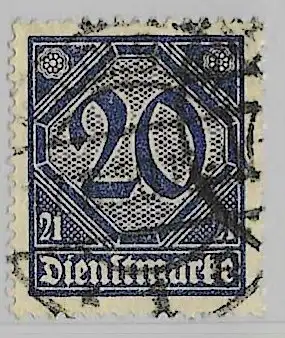 Deutsches Reich 1920 Nr 26 Gestempelt (Posten)