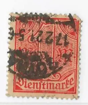 Deutsches Reich Dienstmarken 1920 Nr 30 Gestempelt (Posten)