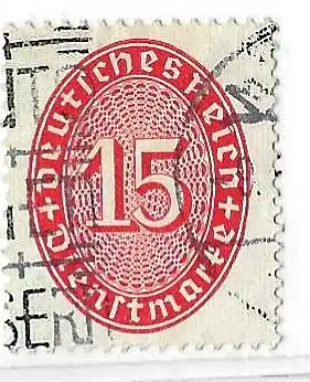 Deutsches Reich Dienstmarken 1927 Nr 118 Ohne Gummierung (*)