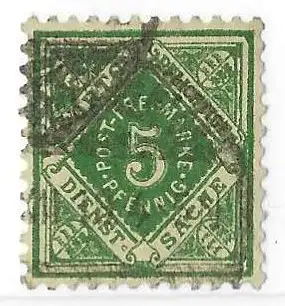 Deutsches Reich 1875 Nr 103 Ohne Gummierung (*)