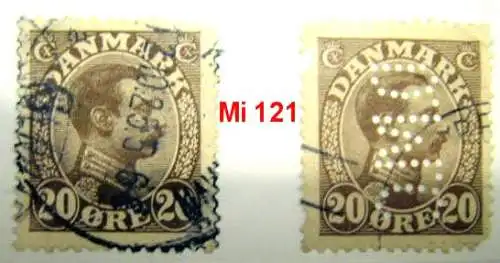 Dänemark 1921 Nr 121 Ohne Gummierung (*) Gestempelt (Posten)