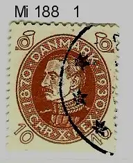 Dänemark 1930 Nr 188 Ohne Gummierung (*) Gestempelt (Posten) Falz / Gummimängel / *