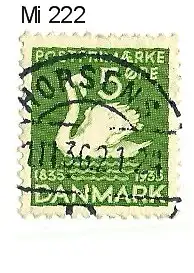 Dänemark 1935 Nr 222 Ohne Gummierung (*) Rundstempel (Datum und/oder Ort klar)