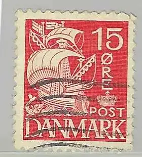 Dänemark 1933 Nr 202 Ohne Gummierung (*) Eckstempel/Wellenstempel