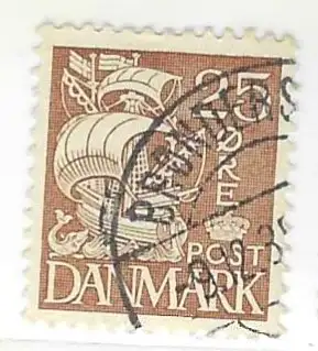 Dänemark 1934 Nr 208 Ohne Gummierung (*) Rundstempel (Datum und/oder Ort klar)
