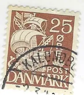 Dänemark 1934 Nr 208 Ohne Gummierung (*) Rundstempel (Datum und/oder Ort klar)