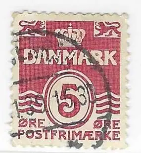 Dänemark 1938 Nr 244 Ohne Gummierung (*) Eckstempel/Wellenstempel