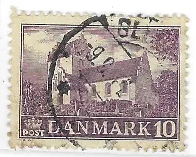 Dänemark 1944 Nr 282 Ohne Gummierung (*) Rundstempel (Datum und/oder Ort klar)