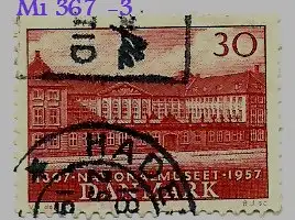 Dänemark 1957 Nr 367 Ohne Gummierung (*) Rundstempel (Datum und/oder Ort klar)