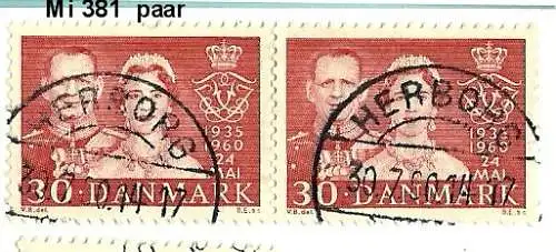 Dänemark 1960 Nr 381 Ohne Gummierung (*)