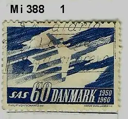 Dänemark 1961 Nr 388x Ohne Gummierung (*)