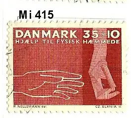 Dänemark 1963 Nr 415 Ohne Gummierung (*)