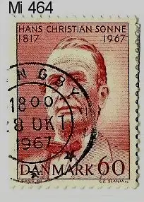 Dänemark 1967 Nr 464 Ohne Gummierung (*) Rundstempel (Datum und/oder Ort klar)