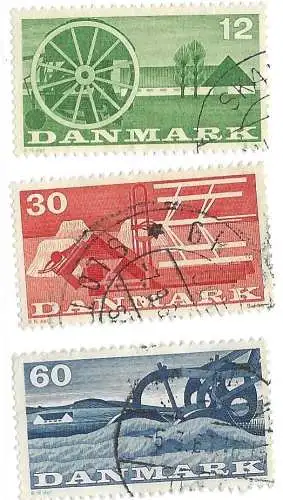 Dänemark 1960 Nr 378 379 380 Ohne Gummierung (*)