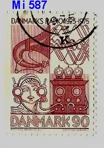 Dänemark 1975 Nr 587 Ohne Gummierung (*)