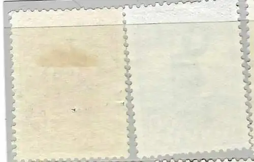 Dänemark 1955 Nr 356 357 Ohne Gummierung (*) Zentraler Rund / Vollstempel