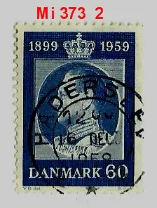 Dänemark 1959 Nr 373 Ohne Gummierung (*) Rundstempel (Datum und/oder Ort klar)