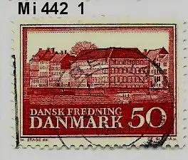Dänemark 1966 Nr 442 Ohne Gummierung (*) Rundstempel (Datum und/oder Ort klar)