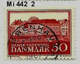 Dänemark 1966 Nr 442 Ohne Gummierung (*) Rundstempel (Datum und/oder Ort klar)