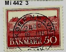 Dänemark 1966 Nr 442 Ohne Gummierung (*) Rundstempel (Datum und/oder Ort klar)