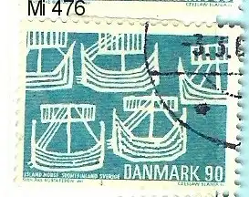 Dänemark 1969 Nr 476 Ohne Gummierung (*) Rundstempel (Datum und/oder Ort klar)