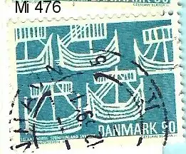 Dänemark 1969 Nr 476 Ohne Gummierung (*) Rundstempel (Datum und/oder Ort klar)