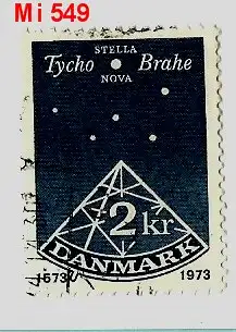 Dänemark 1973 Nr 549 Ohne Gummierung (*) Rundstempel (Datum und/oder Ort klar)