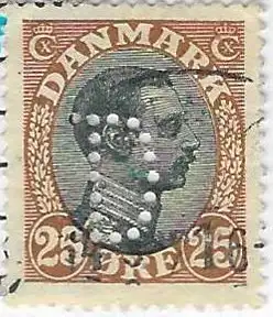 Dänemark 1918 Nr 100 Ohne Gummierung (*)