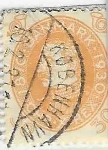 Dänemark 1930 Nr 192 Ohne Gummierung (*) Falz / Gummimängel / * Rundstempel (Datum und/oder Ort klar)