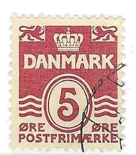 Dänemark 1938 Nr 244 Ohne Gummierung (*) Eckstempel/Wellenstempel