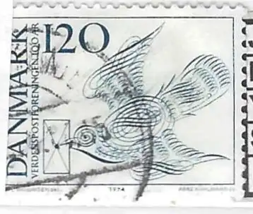 Dänemark 1974 Nr 579 Ohne Gummierung (*) Rundstempel (Datum und/oder Ort klar)