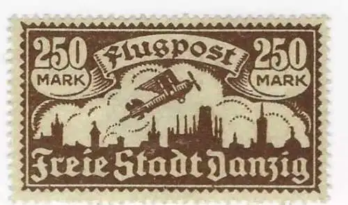 Freie Stadt Danzig 1923 Nr 136 Neuwertig