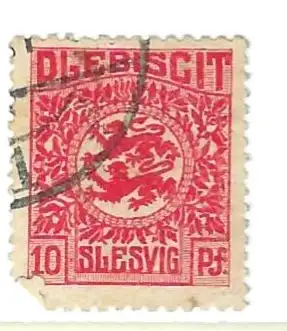 Schleswig 1920 Nr 4 Ohne Gummierung (*)