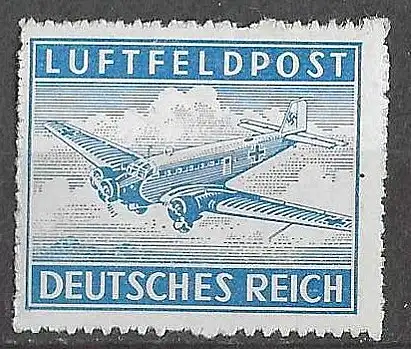 Deutsches Reich 1942 Nr 1 Falz / Gummimängel / *