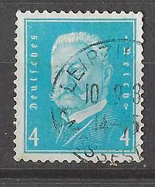 Deutsches Reich 1931 Nr 454 Rundstempel (Datum und/oder Ort klar)