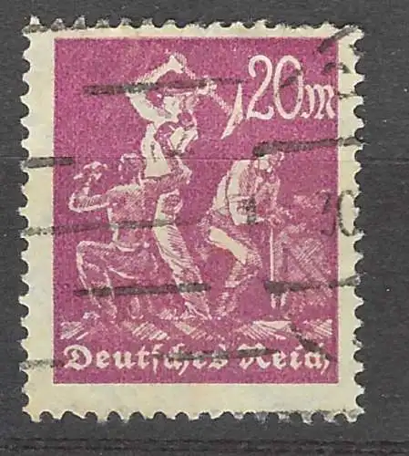 Deutsches Reich 1922 Nr 241 Postfrisch / ** Falz / Gummimängel / *