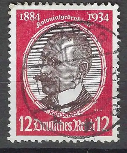 Deutsches Reich 1934 Nr 542 Rundstempel (Datum und/oder Ort klar)